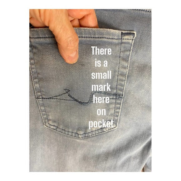 7 For All Mankind Luxe performance Slimmy jeans in French Blue Size Mens 30x32 - Picture 8 of 9